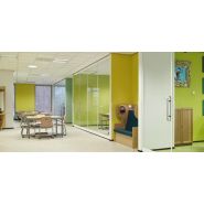 Visio - Cloisons mobiles en verre trempé - Espero BV - Profilés 45 mm_6