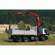 Grue auxiliaire Fassi F365A e-dynamic - Capacité de levage jusqu’à 34,1 tm - Bras hydraulique jusqu’à 26,70 m avec jib - Version dynamic avec bielle et rotation jusqu’à 400°_6