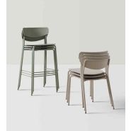 LEA - Chaise empilable esprit rétro, confortable et polyvalente pour réunion ou restaurant_6