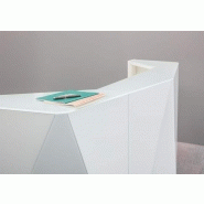 Banque d'accueil ALPHA - Verre laqué avec façade lumineuse LED et design minimaliste_6