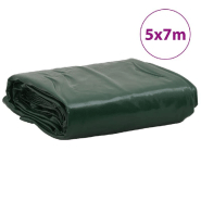 Vidaxl bâche vert 5x7 m 650 g/m² 156056_6