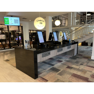 Borne interactive pour automatisation de l'accueil en hôtel