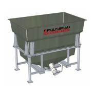 Trémie mobile de stockage de granulés  -  capacité 1.1m3 ou 2.3m3 -  Ø ouverture 700mm - Trémie'Box_6