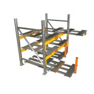 Tiroir en acier pour rayonnages industriels