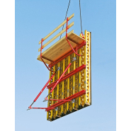 Coffrage de voile flexible équipé de poutrelle treillis GT 24, filières acier SRZ / SRZ / SRU - VARIO GT 24 - PERI SAS_6