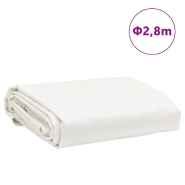 Vidaxl bâche blanc ø 2,8 m 650 g/m² 156231_6