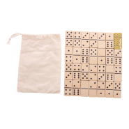 Dominos sur mesure en contreplaqué de bouleau - 28 tuiles avec impression couleur et étui en coton_6