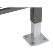 Abri vélos classique bicolore MILAN - style moderne et toiture coupe-vent_6