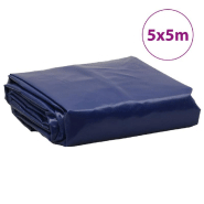 Vidaxl bâche bleu 5x5 m 650 g/m² 156062_6