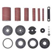 Vidaxl ponceuse à axe oscillant 450 w bleu 142709_6