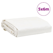 Vidaxl bâche blanc 5x6 m 650 g/m² 156071_6