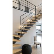 Escalier tourant -acier  cremaillere
