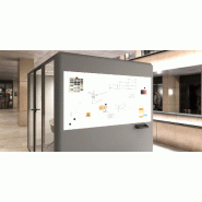 Cabine acoustique 4 personnes Domus L - Mobel Linea - Gris anthracite , Gris_6