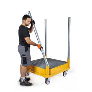 Support à fond tôlé sur roulettes pour big-bag_6