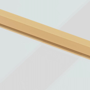 Vidaxl porte intérieure mince doré verre trempé aluminium 155135_6