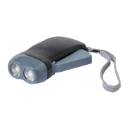 Lampe de poche 2 LED - Chargeur dynamo manuelle - Boîtier plastique ABS avec dragonne_6