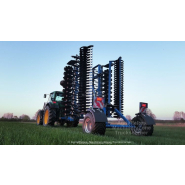 Déchaumeur à disques semi-porté 6 mètres - Landstal LST BTH 600 - neuf avec repliage hydraulique et 48 disques_6