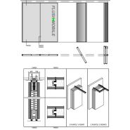 Flush-Mobile, panneaux suspendus pour configuration d'espaces