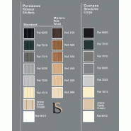 Armoire haute à portes rideaux teinte unie - GAPSA - 120, Gris aluminium_6