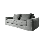 Canapé 3 places Cologne 223 cm - Déhoussable - Home Spirit - Structure en hêtre et assise Plumtex_6