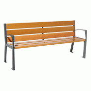 Banc bois et acier Silaos®6 lames_6