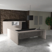 Bureau de Direction avec retour E10 - Quadrifoglio - Oui, 264, Orme gris, Cuir noir_6