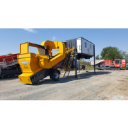 Cabine de tri mobile pour déchets - Screenpod SPS122 M - 2 baies compactes avec 4 places de tri, climatisation et convoyeur à vitesse variable_6