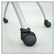 Chaise visiteurs avec assise rabattable Viena - Mobel Linea. - 1 siège_6