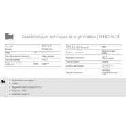 Groupe électrogène industriel GTW-2555 T5 - 50 Hz, triphasé, 2555 kVA - MITSUBISHI et MECC ALTE_6