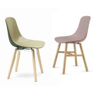 Chaise empilable Pure-Loop - coque monobloc en polypropylène renforcé, mono ou bi-nuance_6