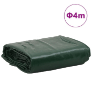 Vidaxl bâche vert ø 4 m 650 g/m² 156217_6