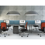 Bureau bench et individuel design contemporain - OGI U - ergonomique et modulable_6