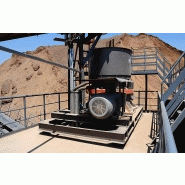 Station de concassage adaptée aux minerais non métalliques