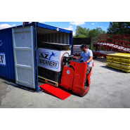 Rampe d'accès pour conteneur au sol - 100% galvanisée à chaud - Capacité 6T - AZ Ramp HCRN-06 GAV_6