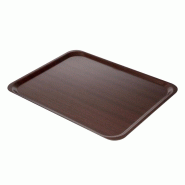Plateau stratifié lisse Capri Cambro acajou 460mm_6