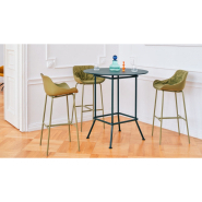 Table haute design NEW SCHOOL - polyvalente et élégante pour bureaux, salles de détente, restauration et halls d'accueil_6