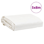 Vidaxl bâche blanc 5x8 m 650 g/m² 156073_6