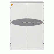 Armoire forte ignifuge 2 H - 2 étagères 5 plateaux multimedia - PHOENIX DATA COMMANDER DS4623 - Serrure à clé_6