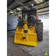 Treuil forestier Uniforest 55MR - 70m de câble - Commande mécanique - Largeur de bêche 160 cm_6