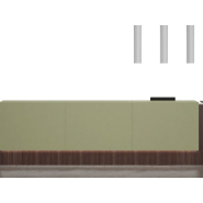 Banque d'accueil en bois Z2 - Modulable, éclairage LED et finitions personnalisées_6