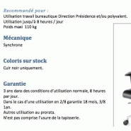 Fauteuil Président BRICE cuir synchrone - cuir noir_6