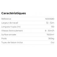 Enrouleur d'irrigation Terrateck - longueur tuyau 150 m - N000680 - délai d'expédition 8 semaines_6