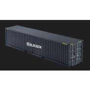 Container maritime 40 pieds High Cube - stockage et transport grande capacité_6