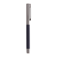 Parure stylos en métal - Stylo à bille et stylo roller - Étui boîte cadeau noir - Encre bleue_6