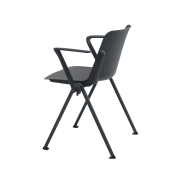 Chaise d'accueil multi-usage MIA - design élégant et moderne, 4 pieds empilables, 3 couleurs disponibles_6