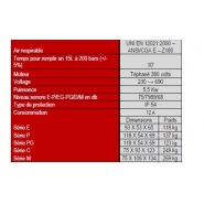 Compresseur de plongée Nardi Pacific E30 - débit 18 m3/h - 225 ou 330 bars - purges et arrêt automatiques_6