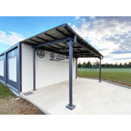 Préau couvert sur mesure pour établissement scolaire, bâtiment modulaire ou extérieur abrité - Fabrication SITI EUROPE depuis 25 ans_6