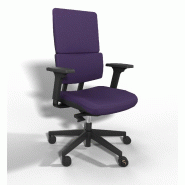 Siège de bureau Wi max avec renfort lombaires - Sokoa - Violet, Réglable 3D, Oui, Sol dur_6