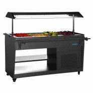 Buffet réfrigéré série G noir 4 GN1/1 PG007 Polar_6