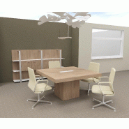 Table de réunion carrée T45 - Officity - Orme_6